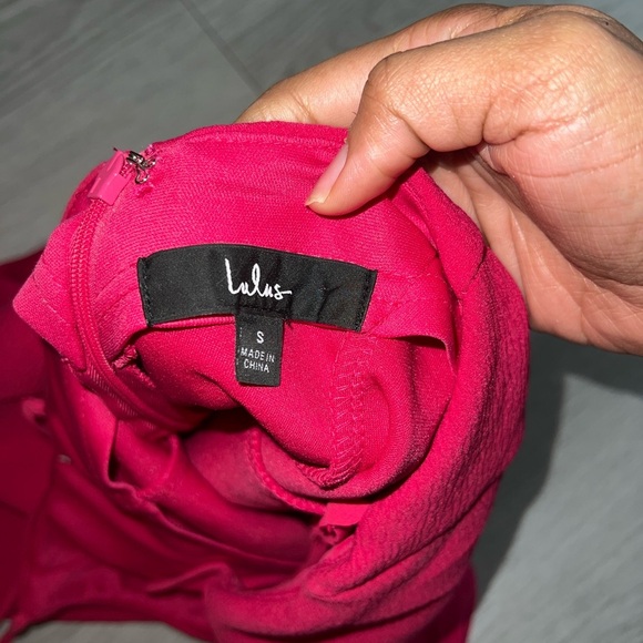 Lulus Hot Pink bodycon mini dress - Picture 6 of 10